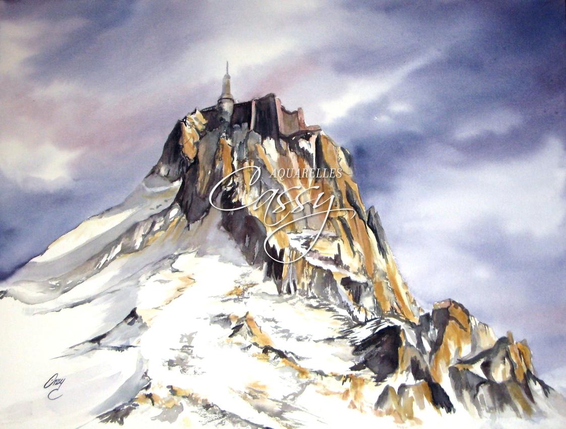 Aiguille du Midi (46 cm X 61 cm)
